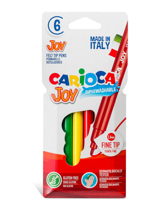 Rotuladores Carioca Joy Blister Carton 6 Uds | Universal Española S,A, | Pack 24 Unidades Imagen principal del producto