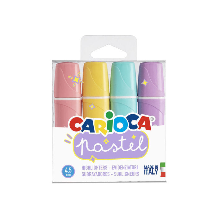 Marcador Carioca Memolight 4 Colores Pastel | Universal Española S,A, | Pack 24 Unidades Imagen principal del producto
