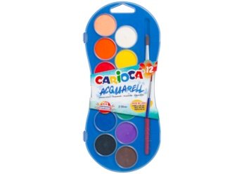 ACUARELAS CARIOCA 12 COLORES | 6 UNIDADES | (UNIVERSAL ESPAÑOLA S,A,)