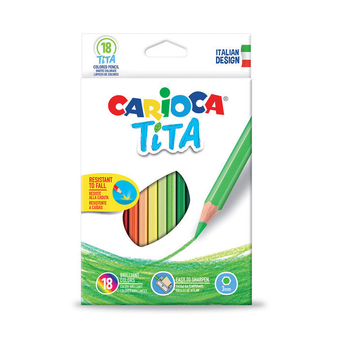 Lápiz Carioca Tita 18 Colores Surtidos Universal Española Imagen principal del producto