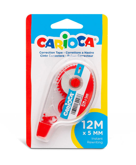 CORRECTOR CINTA CARIOCA 12M BLISTER 1 UD | 12 UNIDADES | (UNIVERSAL ESPAÑOLA S,A,) Imagen principal del producto