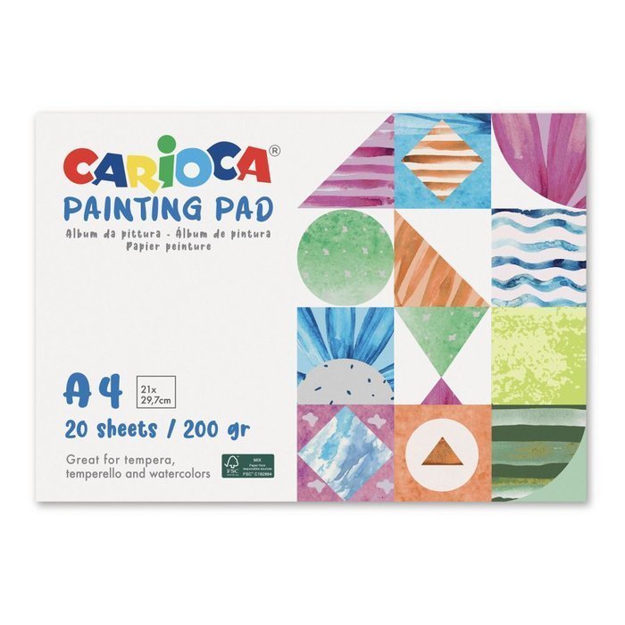 Lámina Dibujo Carioca A4 20 Hojas FSC Universal Española Imagen principal del producto