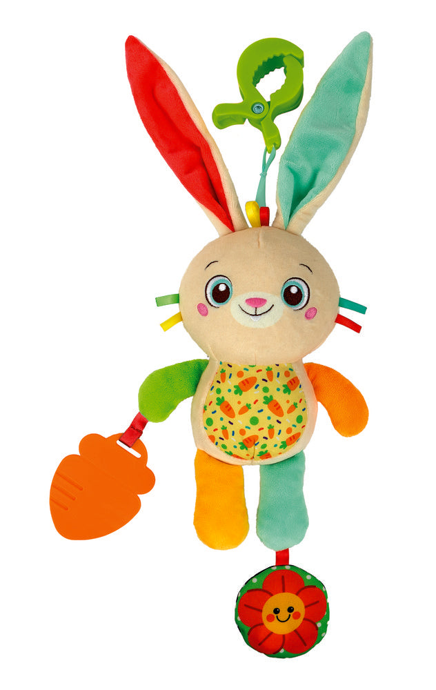 Peluche de viaje Conejito Clementoni