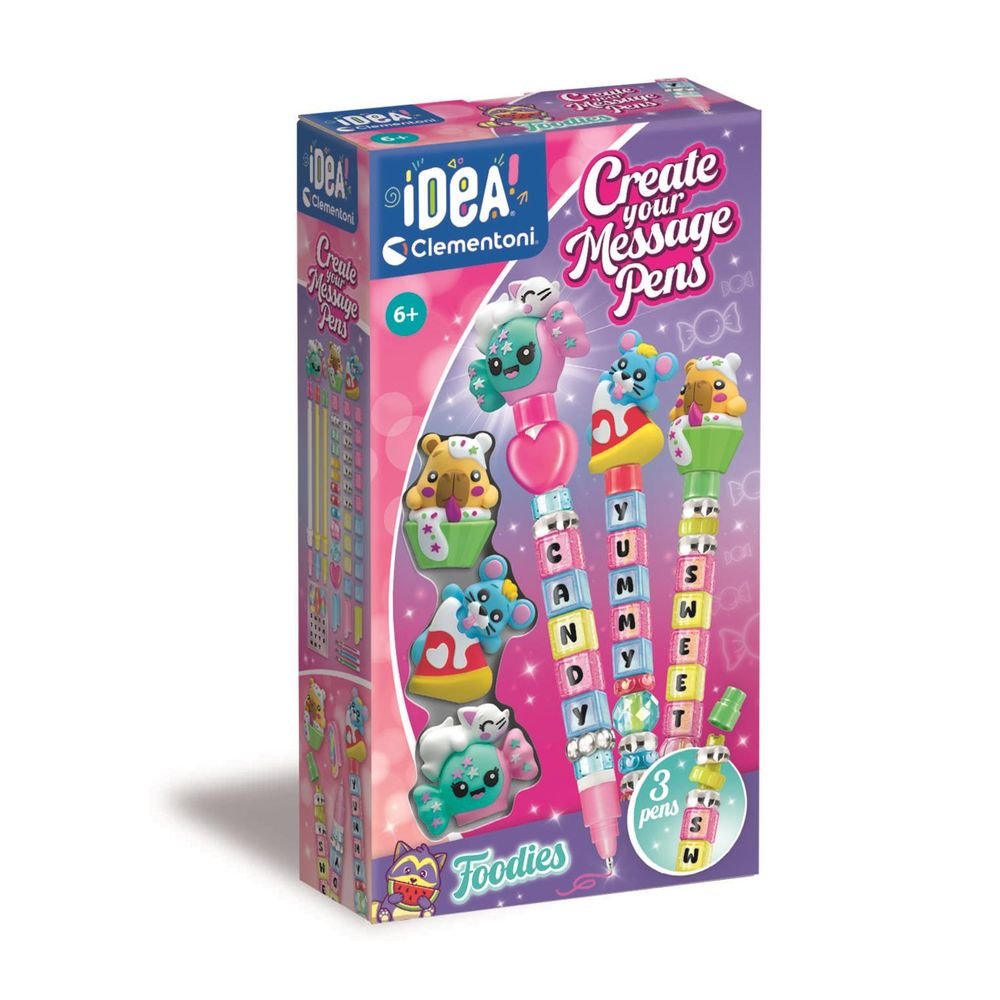 Juego Clementoni Crea Tus Bolígrafos Foodies Imagen principal del producto
