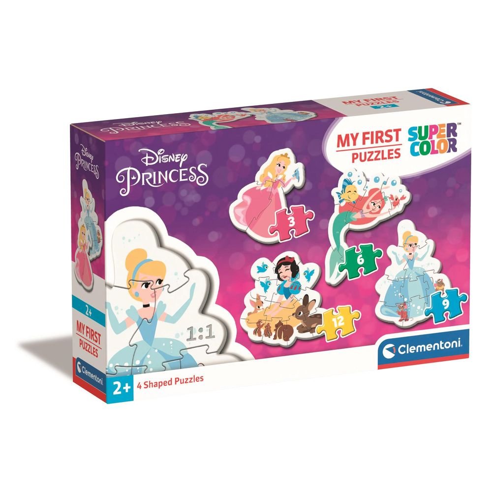 Mi Primer Puzle 3 6 9 12 Wd Princess Clementoni Puzzles Imagen principal del producto