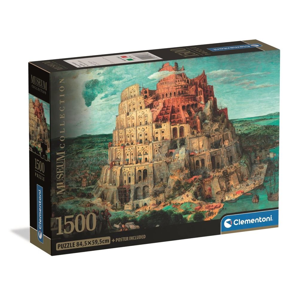 Puzle 1500 Cb Museum Babel Tower Clementoni Puzzles Imagen principal del producto