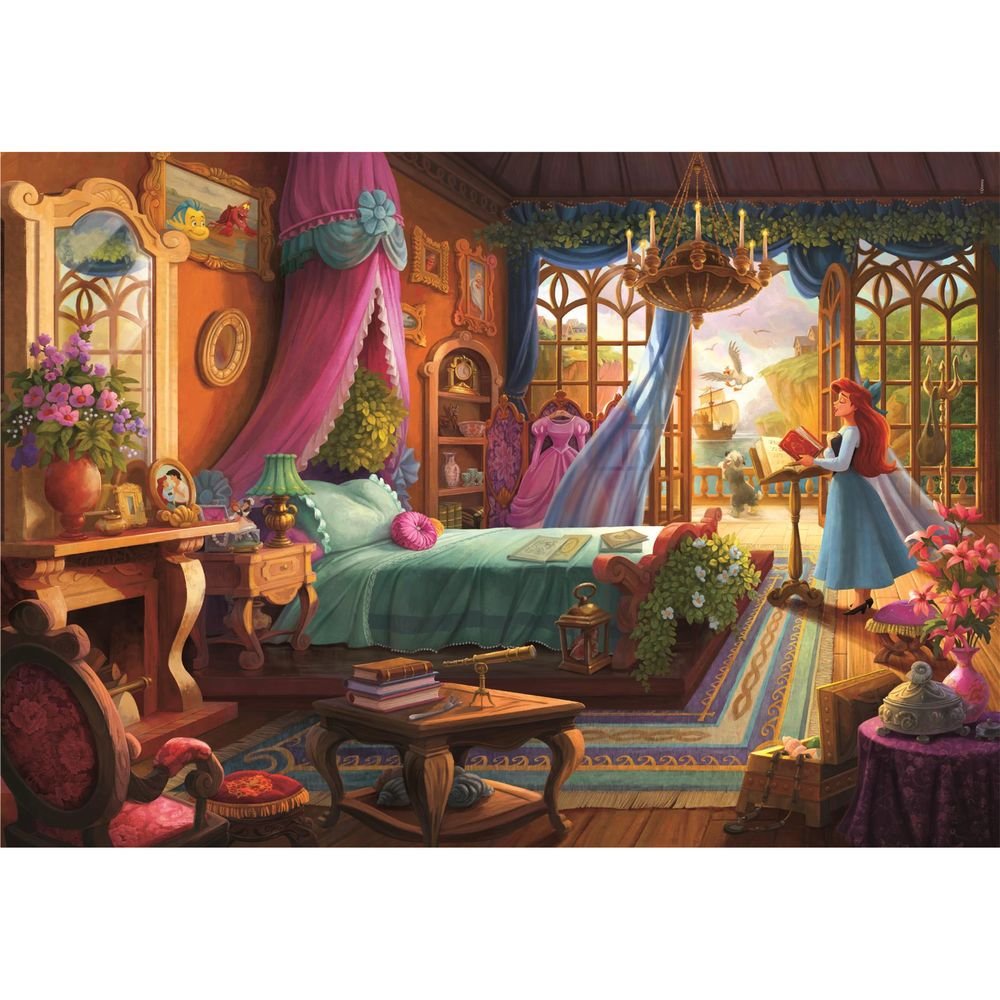Puzle 500 piezas Princess Collection Ariel Clementoni