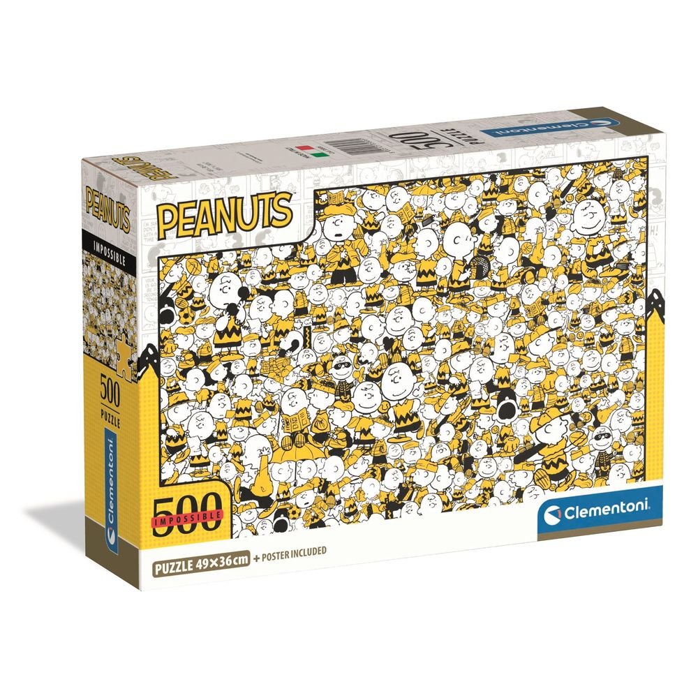 Puzle 500 Cb Peanuts Impossible Clementoni Puzzles Imagen principal del producto