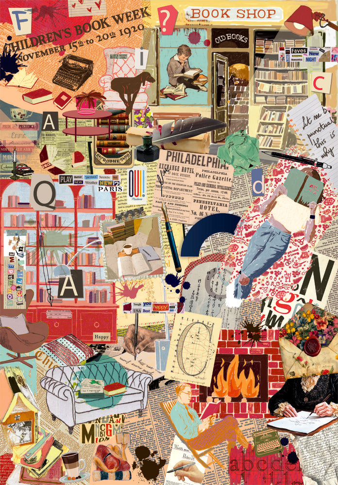 Puzzle Clementoni 1000 piezas Books & Writing