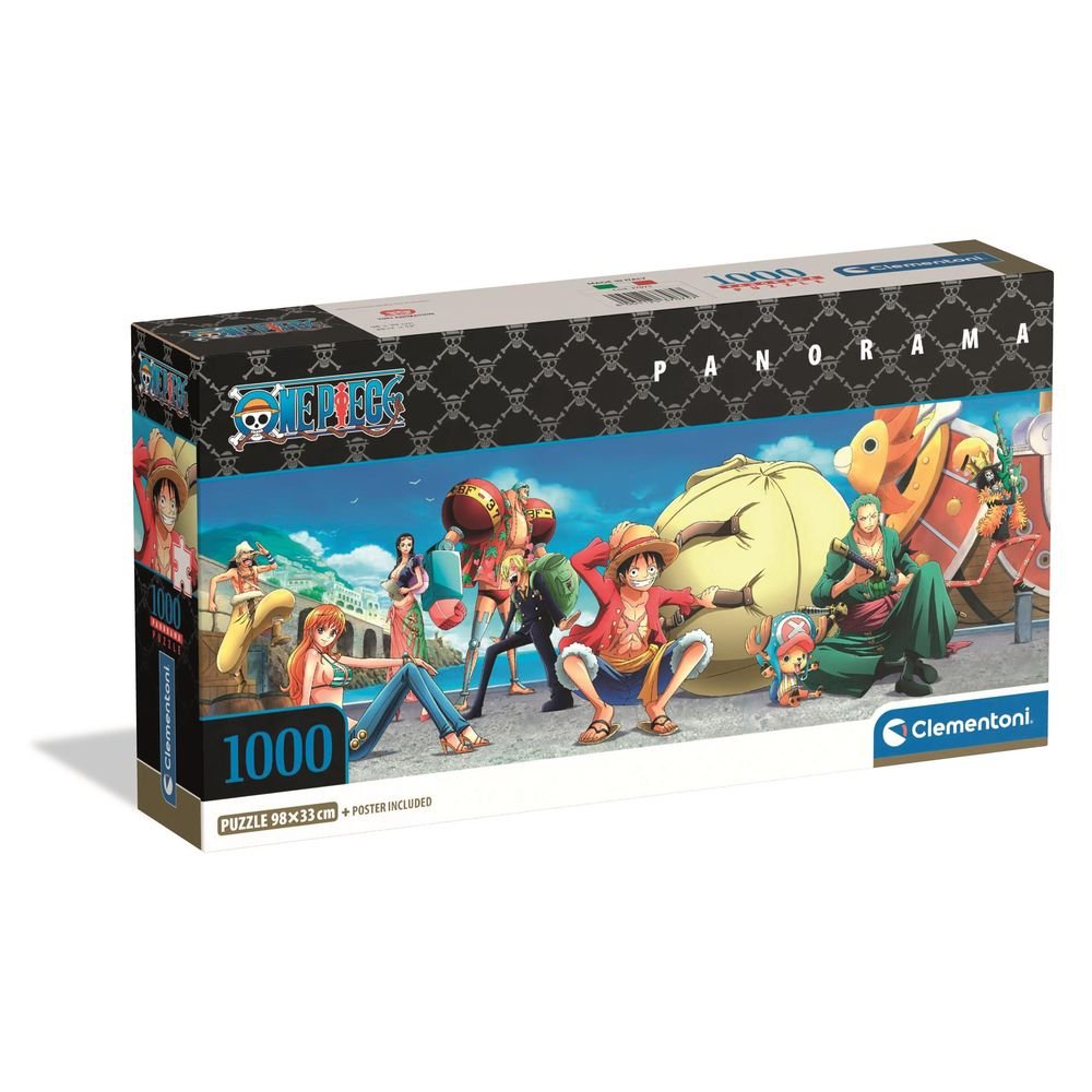 Puzle 1000 Cb Panorama Anime One Piece CLEMENTONI PUZZLES Imagen principal del producto