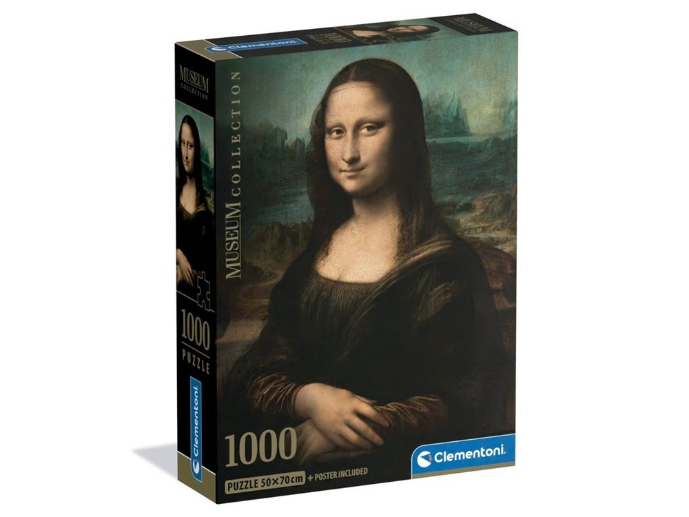 Puzle 1000 Museum Leonardo Gioconda Clementoni Puzzles Imagen principal del producto