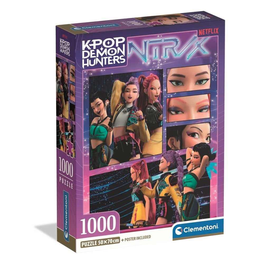 Puzle 1000 Cb Netflix K-pop Demon Hunters 2 Clementoni Puzzles Imagen principal del producto