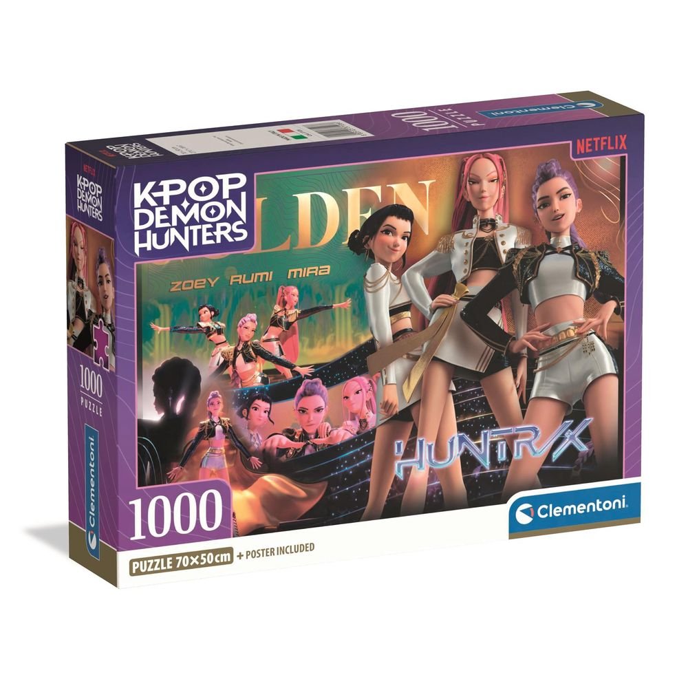 Puzle 1000 Cb Netflix K-pop Demon Hunters 3 Clementoni Puzzles Imagen principal del producto