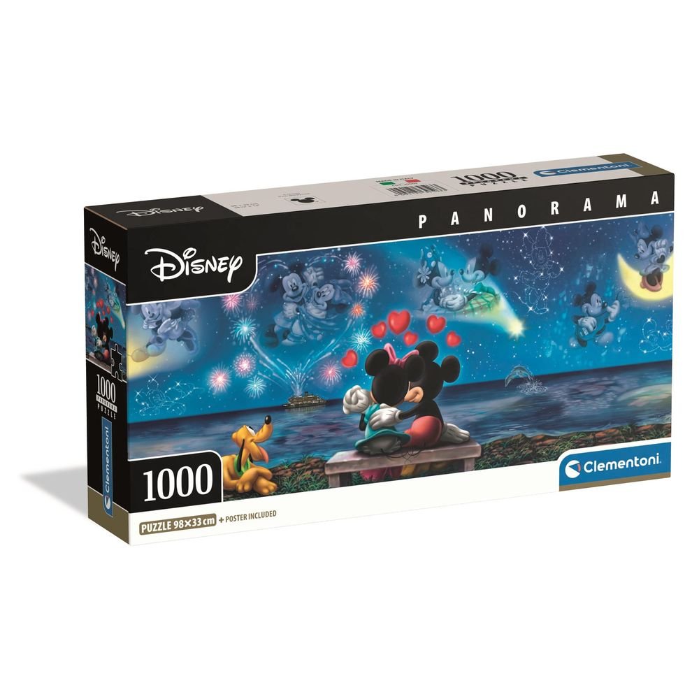Puzle 1000 Cb Panorama Mickey & Minnie Clementoni Puzzles Imagen principal del producto