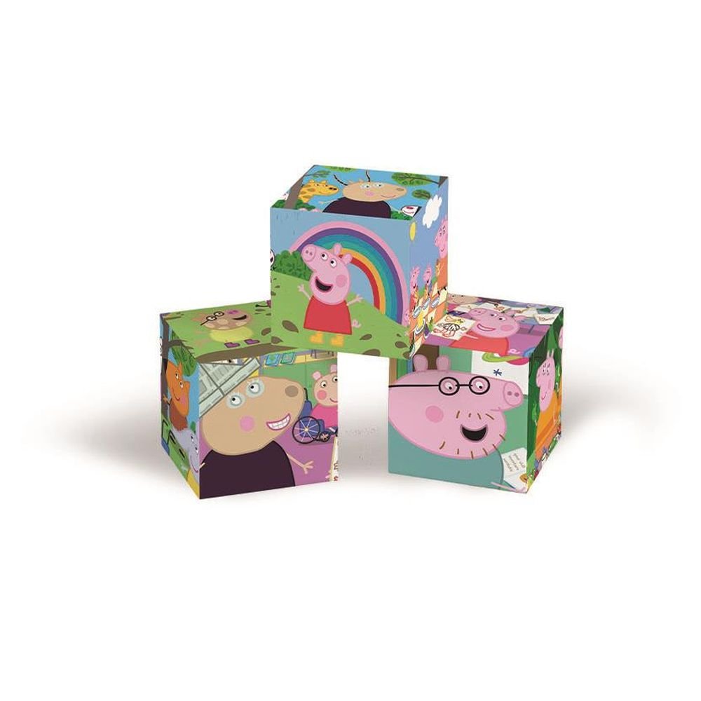 Puzle Cubos 12 Uds Peppa Pig - Clementoni