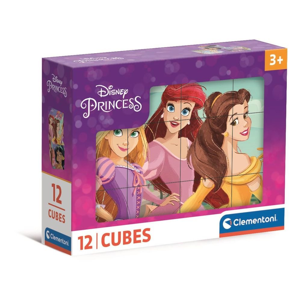 Puzle Cubos 12 Uds Princess 4 Clementoni Puzzle Imagen principal del producto