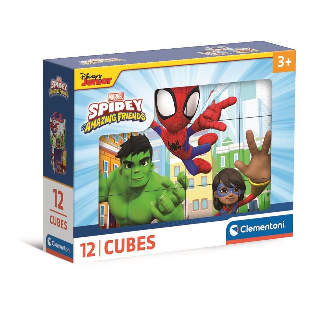 Puzle Cubos 12 Uds Spidey and His Amazing Friends Clementoni Puzzles Imagen principal del producto