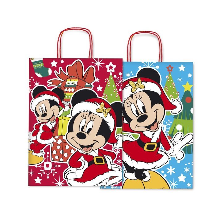 BOLSA 26X12X34,5 CM MICKEY + MINNIE NAVIDAD | SADOCH | 1 UNIDAD | 8006715248883