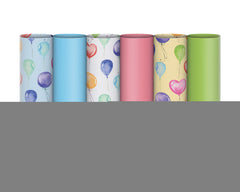 PAPEL REGALO ROLLO 50U 70X200 GLOBOS INFANTIL / TODO AÑO | SADOCH | ENVASE 50 UDS. UNIDAD | 8006715268881