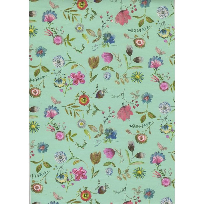 BOBINA PAPEL REGALO ANCHO 62CM FLORES SURTIDAS | SADOCH | 1 UNIDAD | 8006715271980