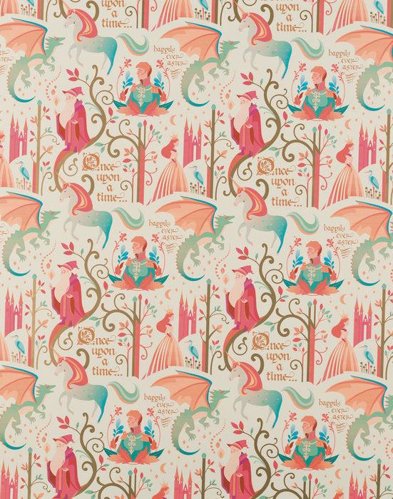 BOBINA PAPEL REGALO 62CM CUENTO FONDO CREMA | SADOCH | 1 UNIDAD | 8006715322033