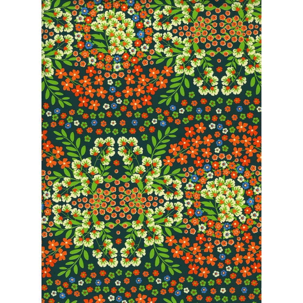 Bobina Papel Regalo 62 cm Guirnalda Flores Sadoch