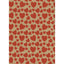 Bobina papel regalo 62cm corazones kraft Sadoch