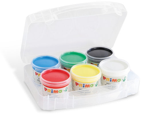 Pintura de dedos Primo 100 g 6 colores básicos