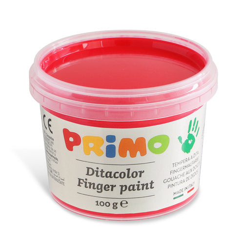 Pintura de dedos Primo 100 g 6 colores básicos