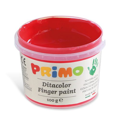 Pintura de dedos Primo 100 g 6 colores básicos