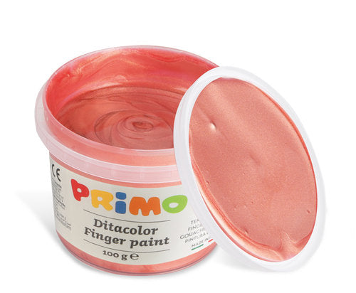 Pintura de dedos nacarada Primo 6 colores 100 g
