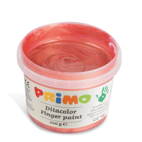 Pintura de dedos nacarada Primo 6 colores 100 g