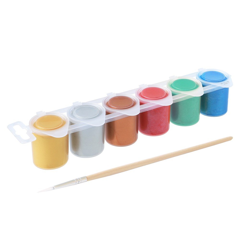 Tempera Primo 25ml 6 colores metalizados