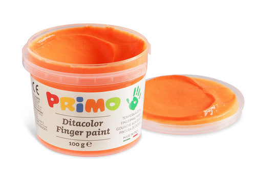Pintura de dedos 100 g 6 colores fluorescentes Primo