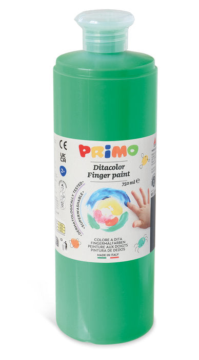 Pintura de dedos Primo 750ml verde