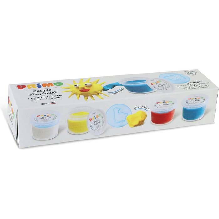PASTA MODELAR 100 G 4 COLORES SURTIDOS | 1 UNIDADES | (PRIMO)