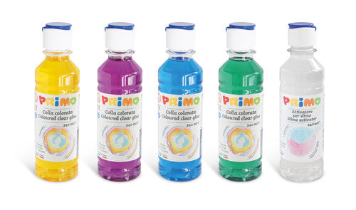 Set Slime 4 pegamentos 240 ml Primo + activador