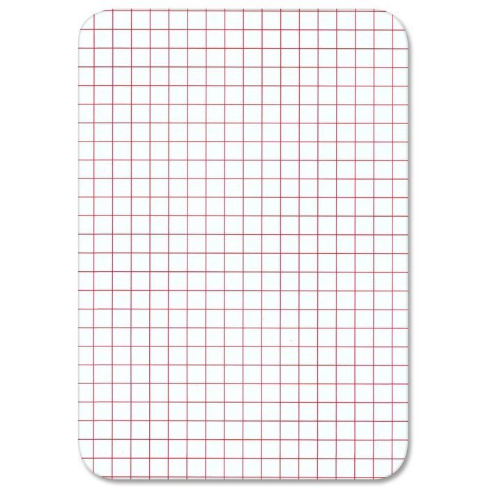 PIZARRA BLANCA BASIC 17,5X25 CM DOBLE CARA LISA Y CUADROS | 1 UNIDADES | (ARDA)