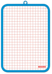 PIZARRA BLANCA BASIC 19X26 CM DOBLE CARA LISA Y CUADROS | 1 UNIDADES | (ARDA)