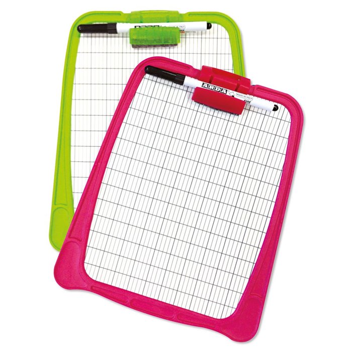 PIZARRA BLANCA JESSY 24X29 CM DOBLE CARA | 1 UNIDADES | (ARDA)