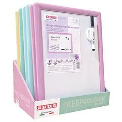 PIZARRA MAGNETICA 29X39 CM COLOR PASTEL SURTIDO + ACCESORIO | 1 UNIDADES | (ARDA)