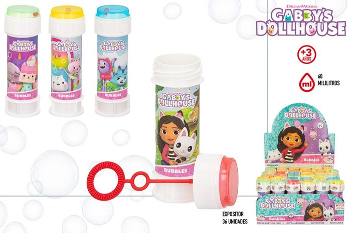 EXPOSITOR 36 POMPEROS GABBY CASA DE MUÑECAS 60ML | COLORBABY | ENVASE 36 UDS. UNIDAD | 28412842773343 Imagen principal del producto