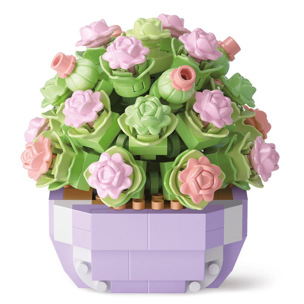 Expositor 12 bloques construcción flores Pryse Regalo