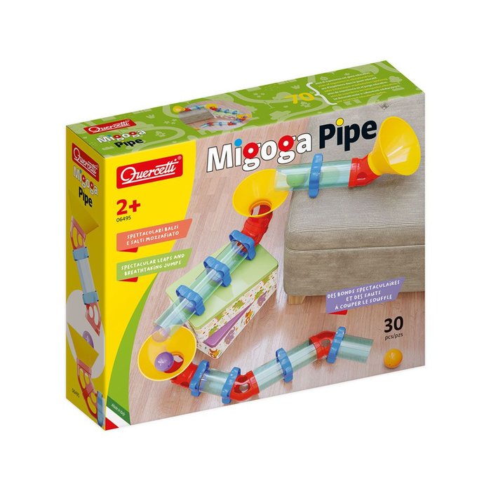 Juego Migoga Pipe 30 Piezas Quercetti