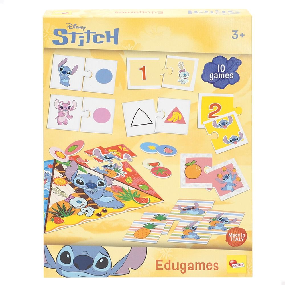 Colección 10 Juegos Educativos Stitch marca sin caja