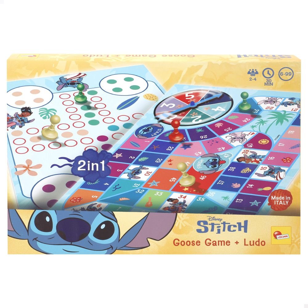 JUEGO PARCHIS / OCA 2 EN 1 STITCH | COLORBABY | 1 UNIDAD | 8008324115143