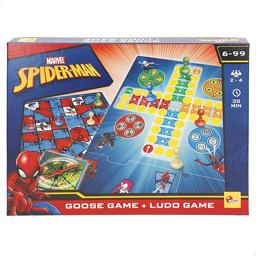 Juego Parchis Oca 2 en 1 Spiderman Marca Colorbaby Imagen principal del producto