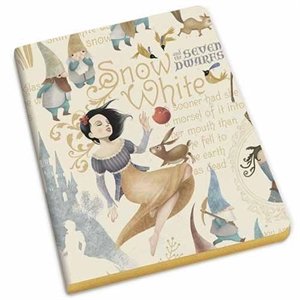 Cuaderno Blancanieves A6 Borde Dorado Papelería Kartos