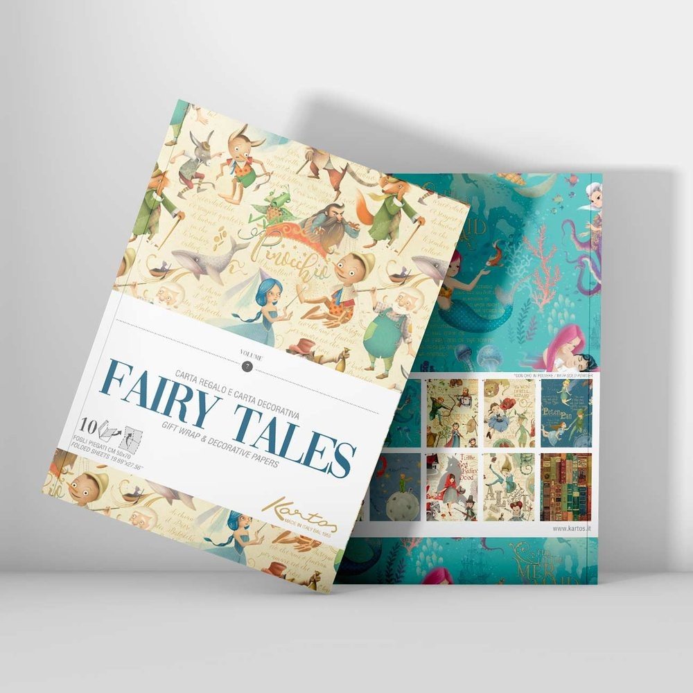 Cuaderno papel decorativo Cuentos de Hadas 50x70