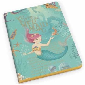 Cuaderno La Sirenita a6 borde dorado Papelería Kartos Imagen principal del producto